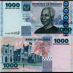 2003 Tanzania 1000 Shilingi Note Crisp Unc (CUR-07136)