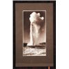 Image 1 : F.J. Haynes, Old Faithful, Silver Print, on original Haynes emboss mount, ca. 1910, 4 9/16” x 9 9/16
