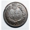 Image 2 : 1872 Indian Cent Key Date AU, Choco Brown, minor rim bruise on rev.
