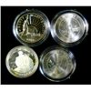 Image 1 : LOT OF FOUR COMMEMORATIVE HALF DOLLARS