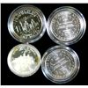 Image 2 : LOT OF FOUR COMMEMORATIVE HALF DOLLARS