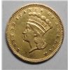 Image 1 : 1862 $1 Gold T3,  Popular C.W. date
