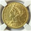 Image 2 : 1883-S $5 GOLD NGC AU CLEANED