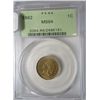 Image 1 : 1862 INDIAN HEAD CENT PCGS MS-64 GREEN LABEL