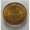 Image 3 : 1901 INDIAN CENT PCGS MS-65 RED, GREEN LABEL