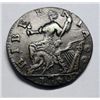 Image 2 : 1760  Hibernia Voce Populi Colonial  halfpenny  P in front of face  VF30