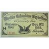 Image 2 : 1893 Columbian Expo Chicago  Day ticket    NO CREASES VERY SCARCE