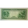 Image 2 : 1914 $5  FR note  CU+