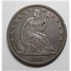 Image 1 : 1863 Seated half $  XF+