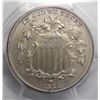 Image 2 : 1881  Shield nickel  nice BU in a Genuine PCGS holder