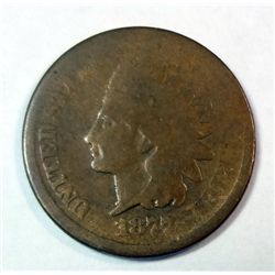 1877 INDIAN CENT GOOD, PROBLEM FREE - JUST HONEST WEAR