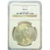 Image 1 : 1923 Peace $  NGC63