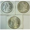 Image 1 : 3 nice AU/BU  Morgan $