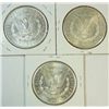 Image 2 : 3 nice AU/BU  Morgan $