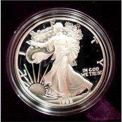 1988 PROOF SILVER EAGLE, COIN AND CAPSULE ONLY