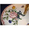 Image 2 : French hand painted earthenware cheese platter signed b