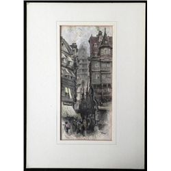 Antique Art Print Germany F. Zenneck R. Kittner