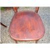 Image 3 : Set of 4 old French Parisian Bistro chairs circa 1920