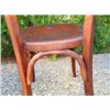 Image 5 : Set of 4 old French Parisian Bistro chairs circa 1920