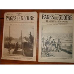 Set 2 Authentic French newspapers WWI 1915 & 1916