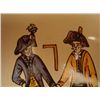 Image 2 : French masonic table mat earthenware w painted symbols