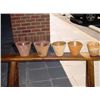 Image 1 : Set of 5 antique resin pots from South France