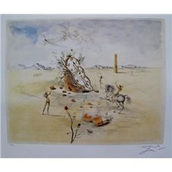Salvador Dali COSMIC HORSEMAN Limited Edition Lithograp