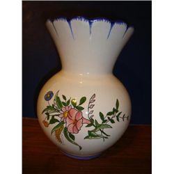 French vase signed by artist Renoleau