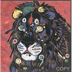 King by Jiang 36x36 Serigraph S/N