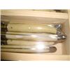 Image 3 : Set 24 pieces French Laguiole knives spoons forks