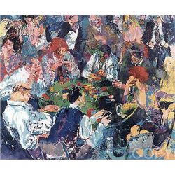 Stud Poker by LeRoy Neiman 31x38 S/N Serigraph