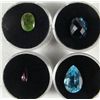 Image 2 : 18 GEMSTONES TOPAZ, TOURMALINE UP TO 9.05 CT