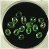 Image 1 : 15 2.24 CT TSAVORITE GREEN OVAL GEMSTONES