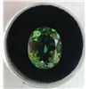 Image 1 : 14.57 CT KUNZITE GREEN OVAL GEMSTONE
