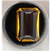 Image 2 : 36.70 CT CITRINE GOLDEN YELLOW EMERALD CUT GEMSTONE