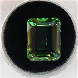 18.54 CT KUNZITE GREEN OCTAGON GEMSTONE