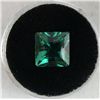 Image 1 : 4.19 CT TSAVORITE BOTTLE GREEN SQUARE CUT GEMSTONE