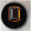 Image 2 : 24.02 CT CITRINE TOP ORANGE EMERALD CUT GEMSTONE
