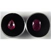 Image 2 : Tray of 13 Ruby Gemstones Totaling 34.21 Carats