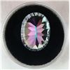 Image 2 : 19.00 CT TOPAZ BLAZING COLOR OVAL GEMSTONE