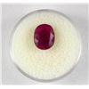 Image 1 : Oval 4 CT Ruby Natural Gemstone w/ Cert