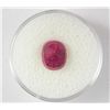 Image 2 : 4 CT Oval Ruby Natural Gemstone w/ Cert