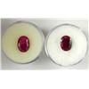 Image 1 : Two 4.5 Carat Round Ruby Gemstones