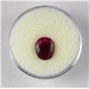 Image 1 : 3.5 CT Ruby Natural Gemstone Oval w/ Cert