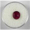 Image 2 : Oval 3.5 CT Ruby Natural Gemstone Type II w/ Cert