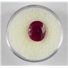 Image 1 : 3.5 CT Ruby Oval Natural Gemstone w/ Cert
