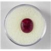 Image 2 : 3.5 CT Ruby Oval Natural Gemstone w/ Cert