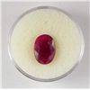 Image 1 : 4.5 CT Ruby Natural Gemstone Oval Type II w/ Cert