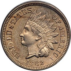 1862 Indian Head 1C PCGS MS64