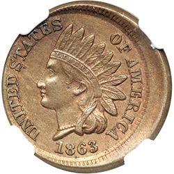 1863 Struck 10% Off Center